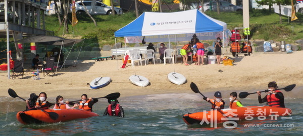 (보도자료사진) 대전교육가족 해양안전사고예방 부스 종료
